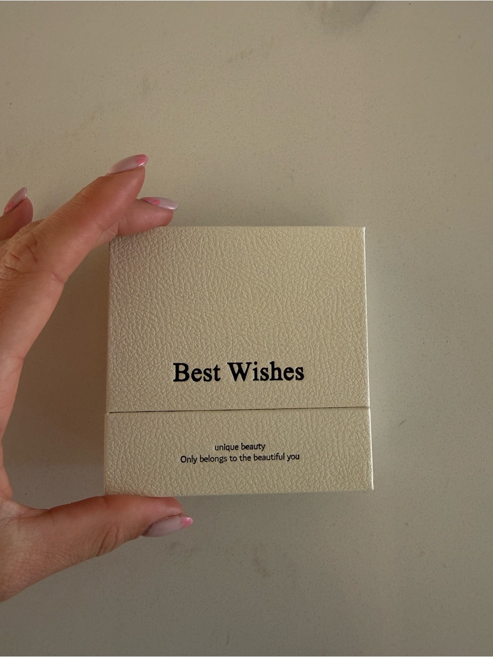 Best Wishes Cream Gift Box